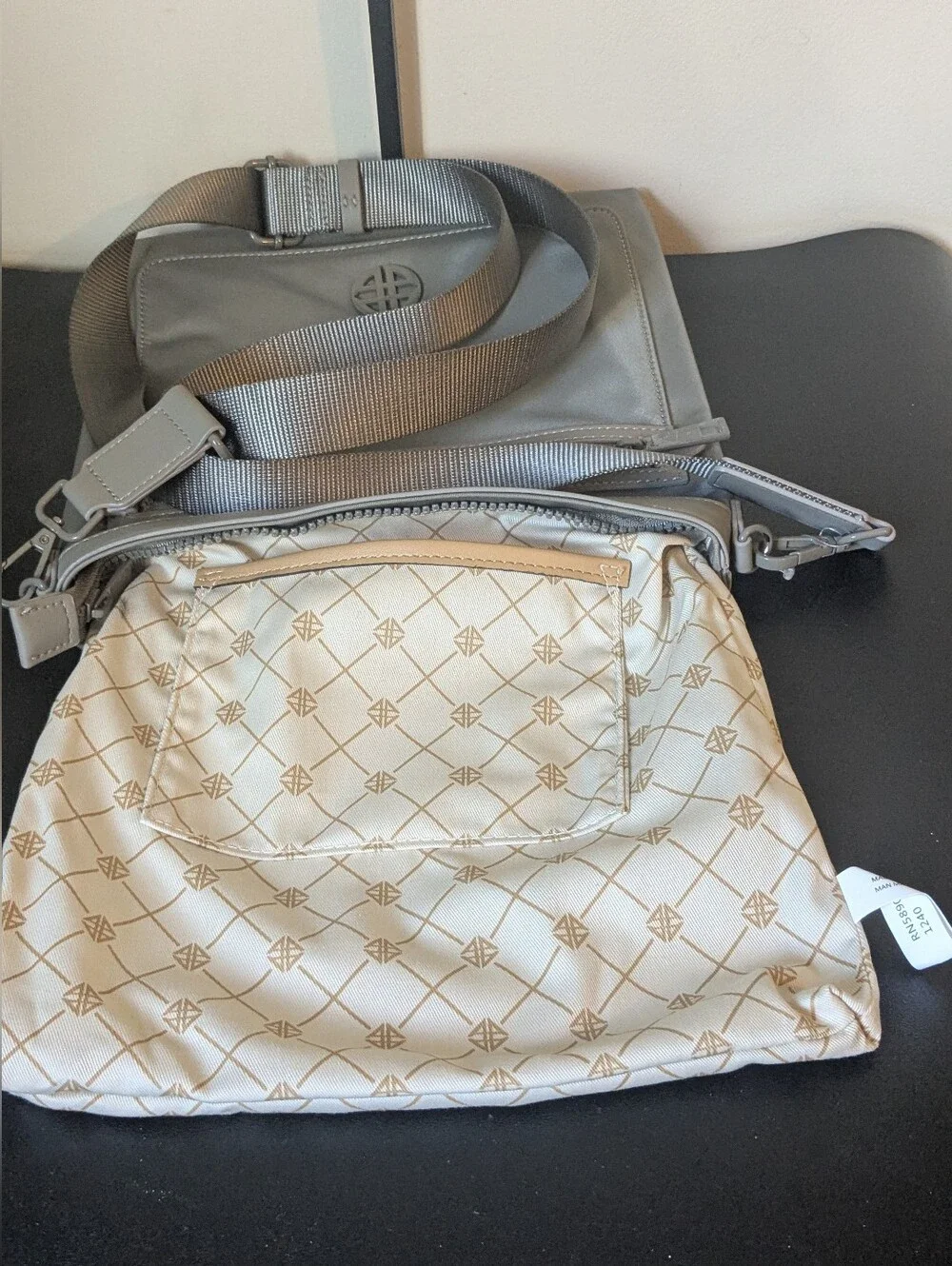 Antonio Melani Gray Crossbody Bag NWOT